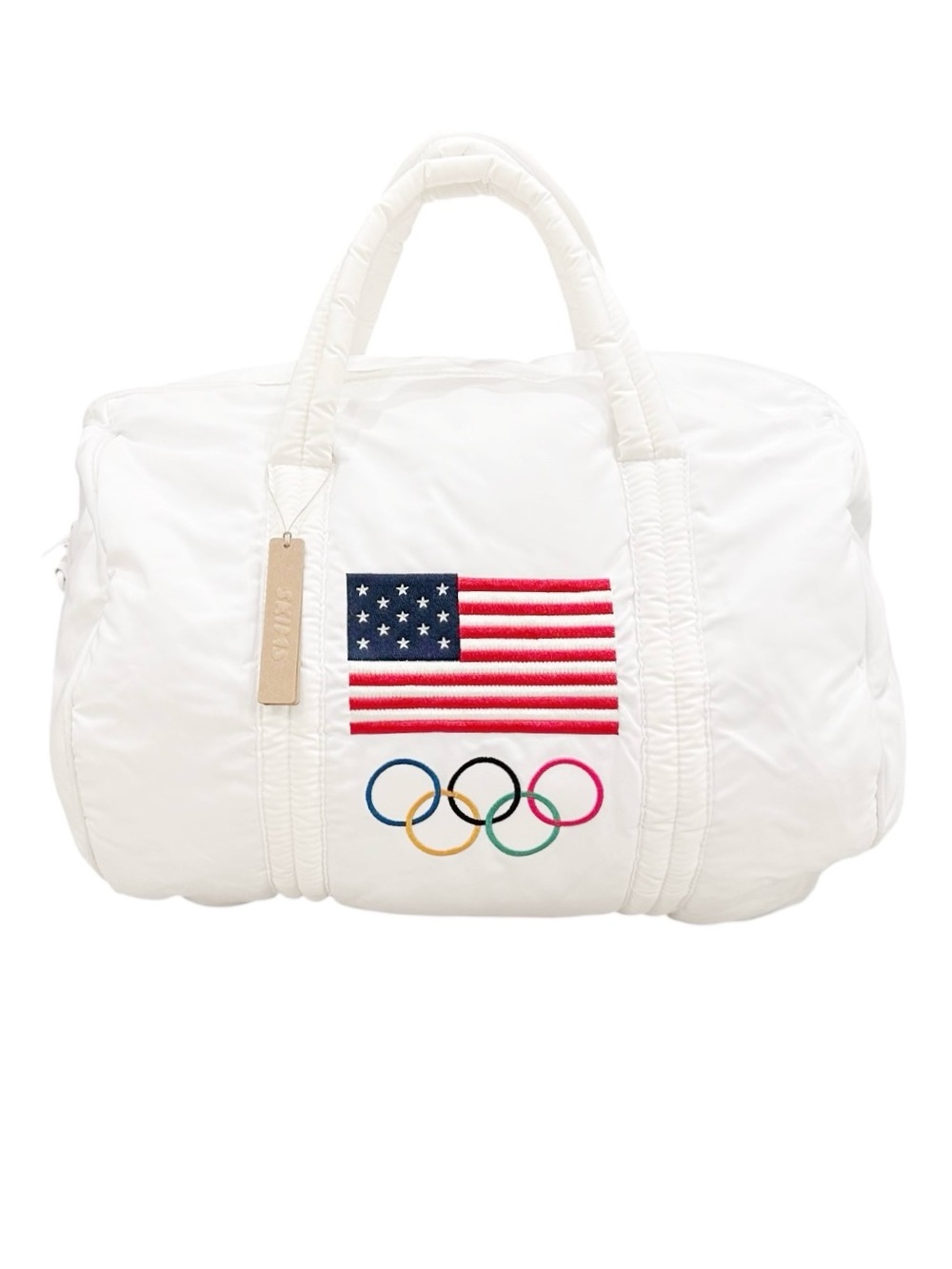 NWT RARE SKIMS Olympic Duffle Bag in White